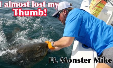Scott Martin – Giant Fish Eats My Thumb while Fishing – Totally Unexpected! Giant Fish