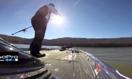 GoPro: Tharp catches 8 lber on Day 1 of the GEICO Bassmaster Classic
