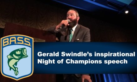 Bassmaster – Gerald Swindle speaks about winning Angler of the Year at the Bassmaster Classic Night of Champions
