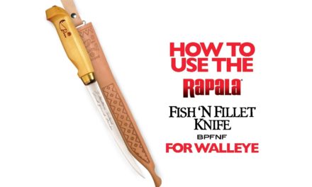 Filleting walleyes with Rapala® Knives: HOW TO FILLET