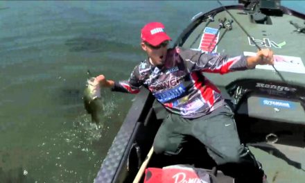Keith Combs with a 6 pounder BASS Live www.bassmaster.com