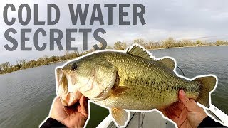 4 SECRETS to Catch More Bass in COLD WATER!!!