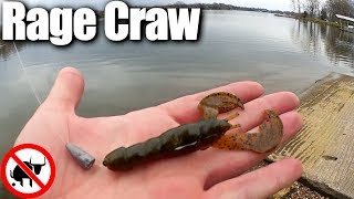 Early Spring Bass Fishing with a Rage Craw – Texas Rig Crawfish