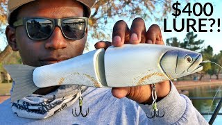 SPRING FISHING URBAN PONDS WITH A $400 SWIMBAIT?! Catching Spawning Bass In Arizona On BIG BAITS