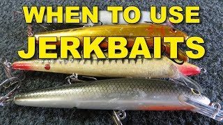 The Best Times To Use Jerkbaits | Bass Fishing