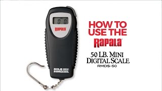 Rapala® RMDS 50 Scale Instructions