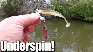 Bass Fishing with an Underspin and a Keitech Swimbait – Finally!