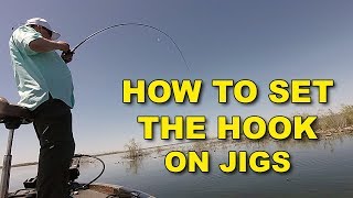 How To Set The Hook On A Jig (This Works!) | Bass Fishing