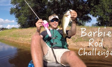 Lunkers TV – Bass Fishing Barbie Rod Challenge Ft. Flukemaster Kayak Edition