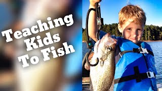 FlukeMaster – How to Teach Kids How to Fish – Taking Kids Fishing