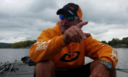 Jeff Kriet learns a valuable bass fishing lesson from Rick Clunn