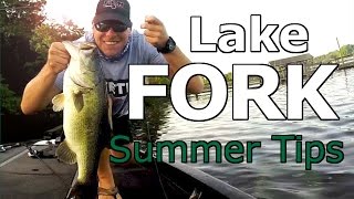 Lake Fork with Greg West – Summer Bass Fishing Tips