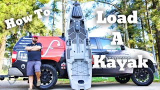 FlukeMaster – The Easiest way to Load a Kayak on Top of a Car or Truck by Yourself