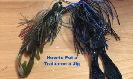How-to Put a Trailer on a Jig When Fishing for Bass