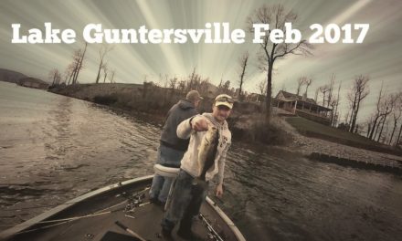 Lake Guntersville Bass fishing Day 1 February 2017