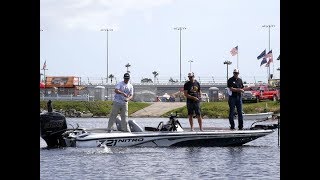 Gone Fishing with Martin Truex, Jr and Kevin VanDam on Daytona’s Lake Lloyd