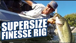 Finessing Big Baits | Bass Fishing