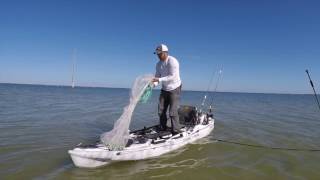 Salt Strong | – How To Throw A Cast Net From A Kayak Without Falling Over