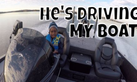 Teaching My Son How To Drive A Bass Boat
