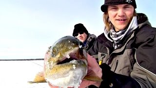 Uncut Angling – Manitoba – Hair Jigs for Ice Trout – Uncut Angling – March 20, 2014