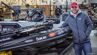 Prepping a FLW Tour bass boat with Brandon Hunter