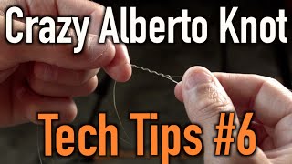 How to Tie Braided Line to Flurocarbon OR Monofilament: Crazy Alberto Knot