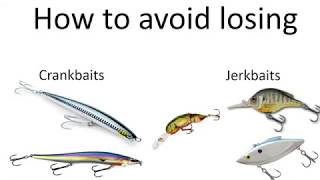 How to avoid losing your crankbaits and jerkbaits