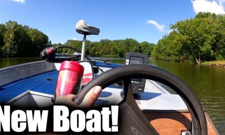 Catching My First Bass Fishing from a New Boat – Bass Attacker!