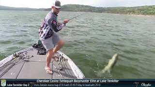 Bassmaster – Kyle Monti upgrades off-shore to take the lead