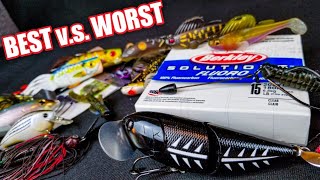 My BEST and WORST Bass Fishing Lures of 2019 (SURPRISING!?)