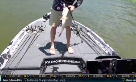 Bassmaster – Kyle Monti's two topwater blowups (Yamaha Clip of the Day)