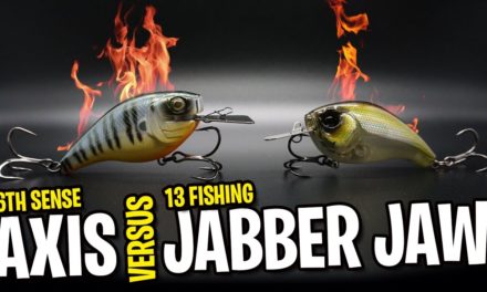 6th Sense Fishing Axis VERSUS the 13 Fishing Jabber Jaw! Winner??