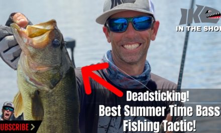 Mike Iaconelli Secret Tips & Tactics – Best Summertime Bass Fishing Tactic! Deadsticking!