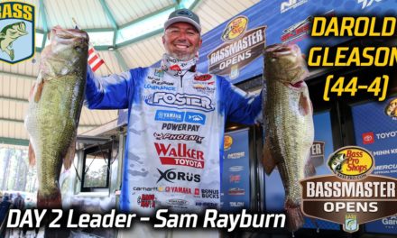 Bassmaster – Darold Gleason weighs 27-1 to take the Day 2 lead at Sam Rayburn (Bassmaster Central Open)