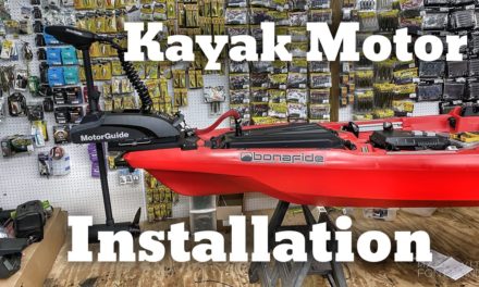 FlukeMaster – Step by Step of How to Install the MotorGuide Xi3 Kayak Motor