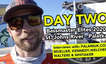 2020 Bassmaster Elites DAY TWO on the St. Johns – Interviews with SWINDLE, PALANIUK, CLUNN and more
