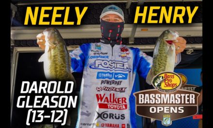 Bassmaster – Darold Gleason leads Day 1 with 13 pounds, 12 ounces (Bassmaster Central Open at Neely Henry)