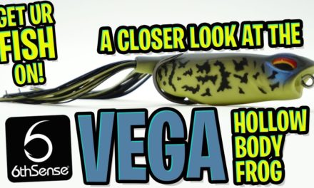 GREATEST TOPWATER HOLLOW BODY BASS FISHING FROG? 6th Sense Vega