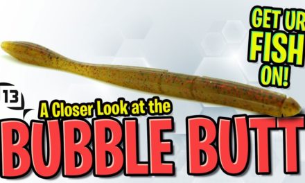 The 13 Fishing Bubble Butt Worm – Soft Plastic Bass Fishing Worm