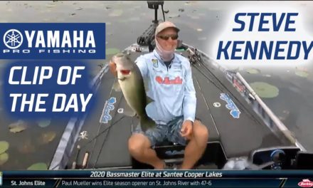 Bassmaster – Yamaha Clip of the Day – Steve Kennedy going against the grain in Lake Moultrie