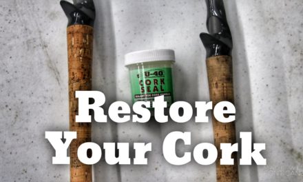 FlukeMaster – Repairing and Protecting the Cork Grips on Your Fishing Rod