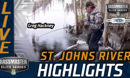 Bassmaster – Greg Hackney with a flurry of catches on Championship Sunday