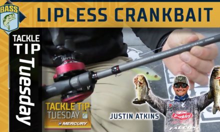 Bassmaster – Justin Atkins' entire lipless crankbait setup for winter bass fishing