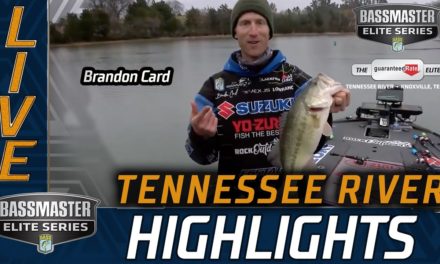 Bassmaster – Brandon Card catches 2 chunks back to back!
