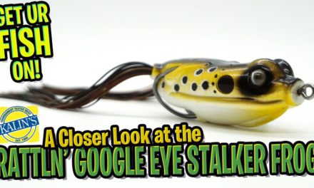 Closer Look at the Kalins Rattlin Google Eye Stalker Frog – Topwater