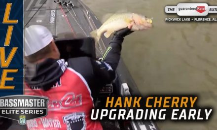 Bassmaster – Defending Classic Champion Hank Cherry with a great start on Day 4 at Pickwick
