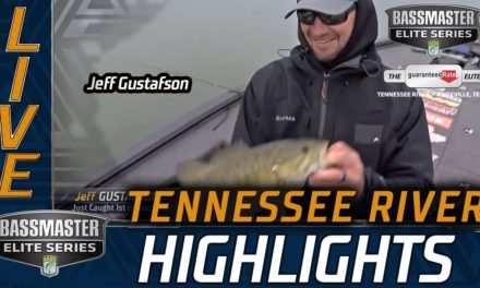 Bassmaster – Jeff Gustafson picks up where he left off on Fort Loudoun