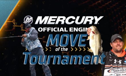 Bassmaster – Mercury Move of the Tournament – Cory Johnston's move to the Magic Dock