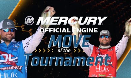 Bassmaster – Mercury Move of the Tournament – Mosley's move west (back to back runner up)