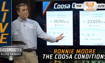 Bassmaster – Breaking down the current conditions on the Coosa River (Neely Henry High Water)